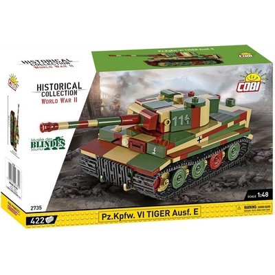COBI 2735 World War II Německý tank PzKpfw VI TIGER Ausf. E 1:48 – Zboží Dáma