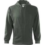 MALFINI Malfini trendy zipper 410 / Яке кенгуру по цялата дължина с качулка - тъмносив цвят m (4106714)