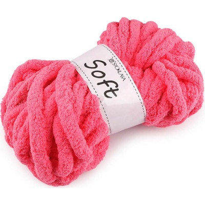 Stoklasa Pletací příze žinylková Soft 250 g Balení: 1 ks, Varianta: 15 pink 15 pink