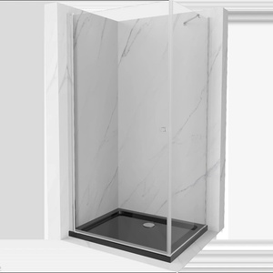 Mexen Pretoria душ кабина с отваряема врата 90 x 70 см, прозрачна, хром + (852-090-070-01-00-4070)