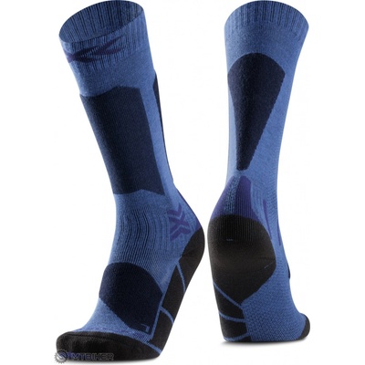X-bionic X-socks Ski Discover Otc Jr detské lyžiarske ponožky modrá