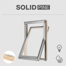 RoofLITE+ SOLID PINE 78 x 98 cm