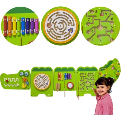 VIGA Krokodýl Certifikát FSC Montessori