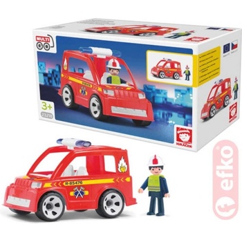 EFKO IGRÁČEK Hasičské auto set s hasičem a doplňky