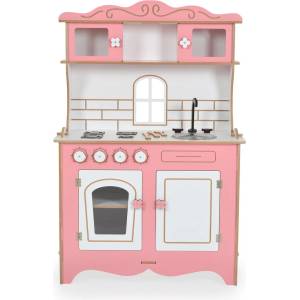 Moni Toys Дървена детска кухня Moni Toys Rosey, 105 см