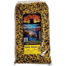 BUKI-MIX Premium Method Feeder pelety 750g 2mm Halibut- ananás