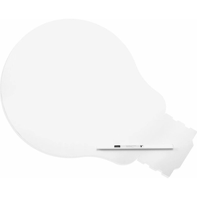 ROCADA Skin Shape Idea 6461-9010, bezrámová, tvar žiarovky, 150 × 100 cm lakovaná, biela