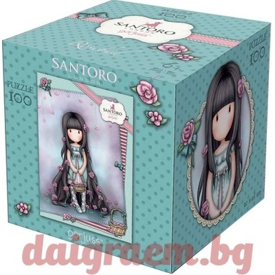 Educa Пъзел EDUCA 18091 - 100 части - Gorjuss, Розов цвят (EDU18091)