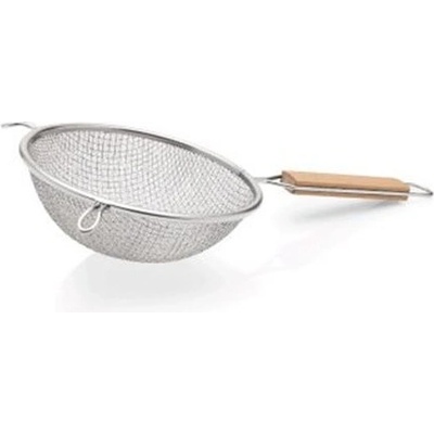 Cedník s dřevěnou rukojetí 20 cm oko 1 mm 100028374