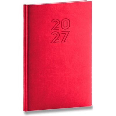 Presco Aprint A5 týdenní 2027 červený