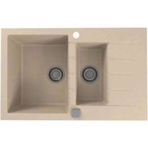 Alveus Композитна мивка Alveus Cadit 70 крем Terra 79x50см (1131358) Мивка за вграждане