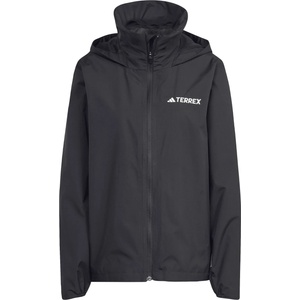 adidas Terrex Дамско водоустойчиво яке adidas Terrex Women's Multi Essentials 2 Layer Rain Jacket Waterproof jacket - Black - размер XXL (102-4476-0116)