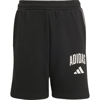 Adidas Детски къси панталони Adidas Unisex Kids' Jersey Jogger Shorts - Black/White
