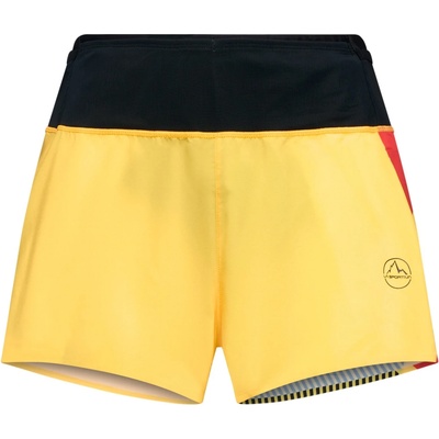 La Sportiva Мъжки панталон за бягане La Sportiva Flow 3 Short Running trousers - Black / Yellow - размер XL (027-1054-0214)