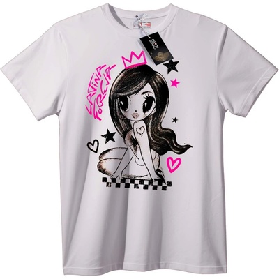 NOONEBRAND Тениска с корона Queen - XS, Black
