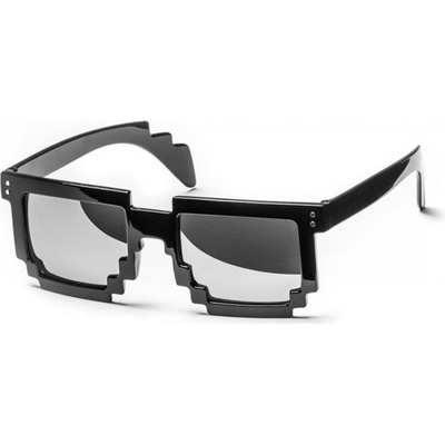 Popron.cz Brýle pixel Černé s tmavýmy sklíčky – Zboží Mobilmania