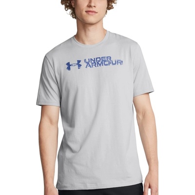 Under Armour Тениска Under Armour UA M SLICED WORDMARK 60/40S SS-GRY Сребърно Velikost XXL