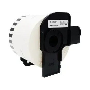 D&C Ролка за етикетен принтер Brother DK22205 62x30mm. 48 m