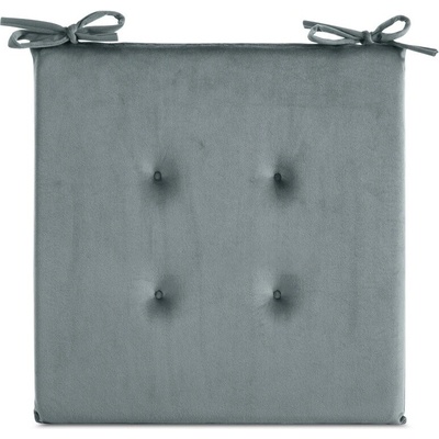 Takoy Sametový podsedák GAJA s ozdobným prošíváním a praktickými šňůrkami-HF-463970 | 40 x 40 cm