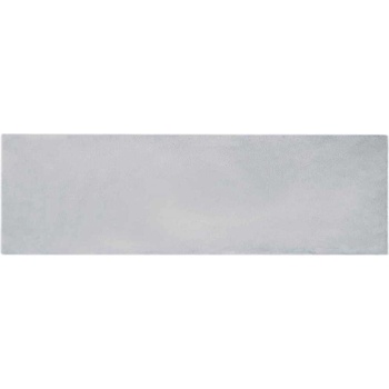 vidaXL Килим с изкуствена заешка козина Сив 80 x 250 cm Полиестер (42021678)