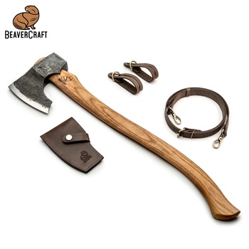 BeaverCraft Брадва с дървена дръжка / BeaverCraft AX4 / (BVRC AX4)