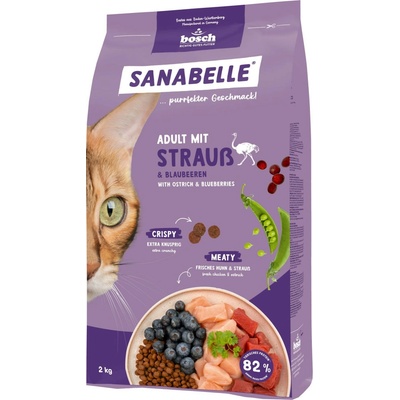 BOSCH Sanabelle Adult Poultry Ostrich & blueberries 2 kg