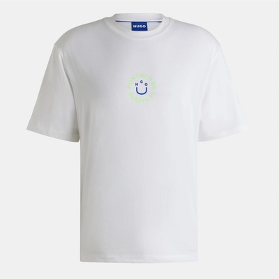 Hugo Тениска Hugo Men's Napoka 01 Regular Fit T-Shirt - White 100
