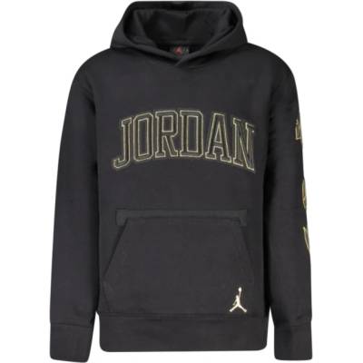Nike Мъжки суичър с цип jordan, Размер 8-10a, Цвят Черен (95d543_neblack)