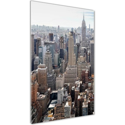 Vertikálny fotoobraz na skle New York 50x100 cm