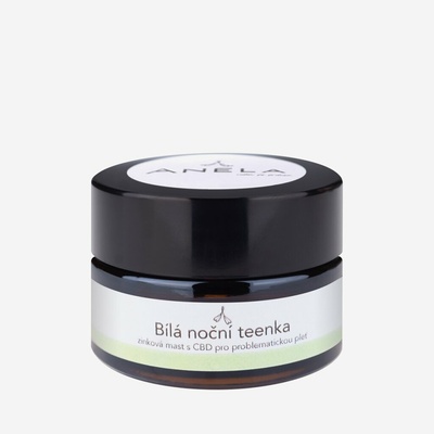 Anela Bílá noční teenka zinková mast s CBD pro problematickou pleť 15 ml