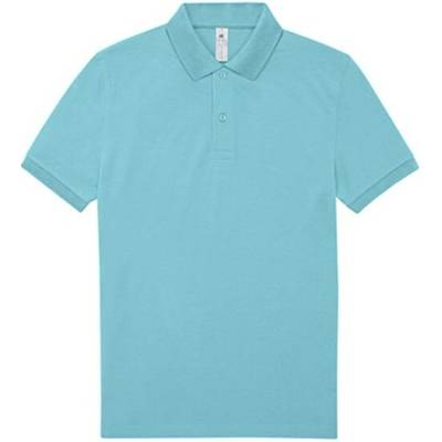 B&C polo triko PU424 Meta Turquoise