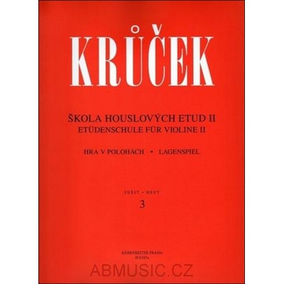 Bärenreiter V. Krůček Škola houslových etud II. sešit 3 4 – Zboží Dáma