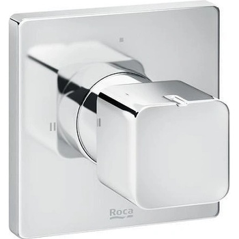 Roca Вграден двупътен превключвател за вана/душ, Square Aqua (A5A164AC00)
