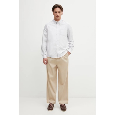 APC A. P. C. риза мъжка от памук New Greg (COHOC.H12651)