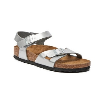 Birkenstock Rio Kids 1019201 strieborná