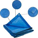 Bestent Синьо брезентово покритие 3x3m 60g/m2 (PL3/3)