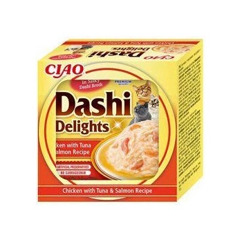 Ciao Dashi Delights kura s tuniakom a lososom 70 g