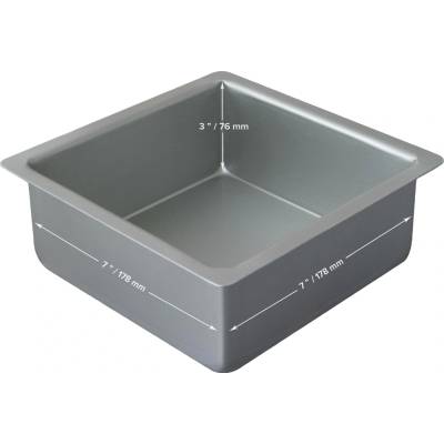 PME Čtvercová dortová forma 178x178x76 mm 7x7x3"