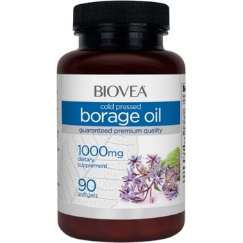 Biovea Borage Oil, 1000 mg, 90 капсули, Biovea (4346)