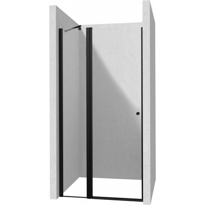 Deante Kerria Plus sprchové dvere 120 cm výklopné čierna matná/priehľadné sklo KTS_UN45P