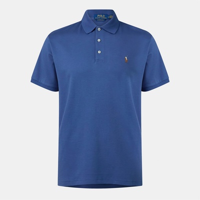 Ralph Lauren Блуза с яка POLO RALPH LAUREN Men's Slim Fit Short Sleeve Polo Shirt - Earth Blue