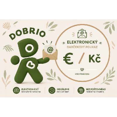 Elektronický darčekový poukaz DOBRIO - 500 €