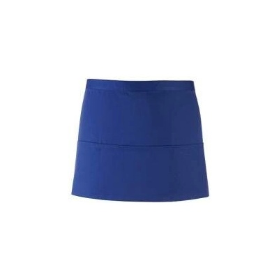 Premier Workwear Pracovní zástěra krátká s kapsami PR155 Royal Pantone 286 60x33cm