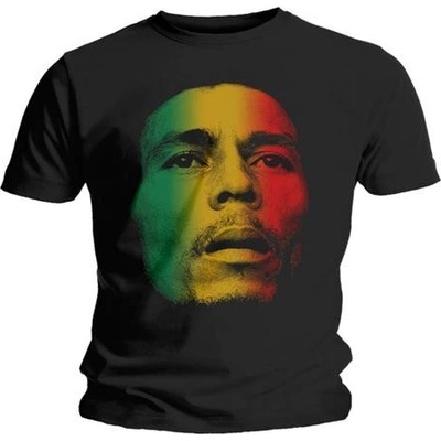 Bob Marley tričko Face čierne