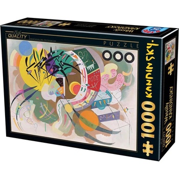 D-Toys Wassily Kandinsky Dominantná krivka 1000 dielov
