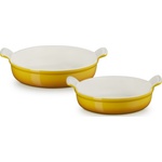Le Creuset Съдове за запичане Tradition Collection кръгли ярко жълто 2 бр (79276006720082)