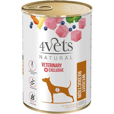 4Vets NATURAL 4Vets за кучета за намаляване на теглото 400 г