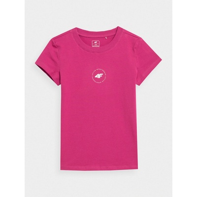 4F dětské tričko 4FJAW23TTSHF0817 DARK PINK