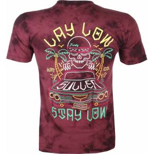 SULLEN детска тениска sullen - stay low - tawny port crystal wash - scy4121_tpcs