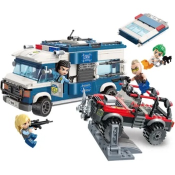 Image 1 of Qman Конструктор, Qman, MineCity, Отвличане на Черната Мария, 608 части